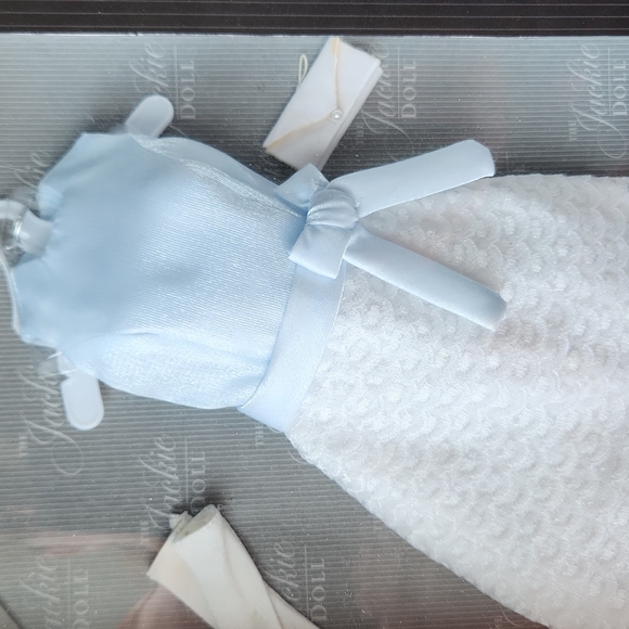 Jackie Doll Accessories White and Blue Dress - Picture 2 of 5